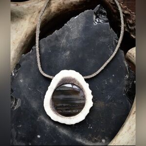 Montana Jasper antler gemstone Handmade